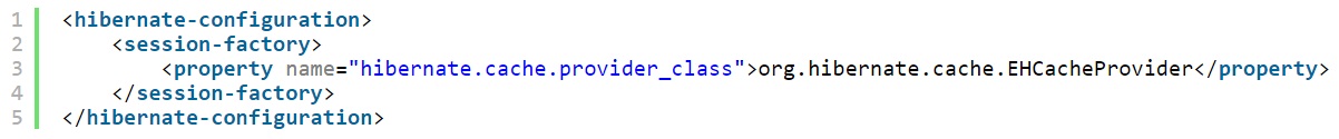 hb hibernate.cache.provider class